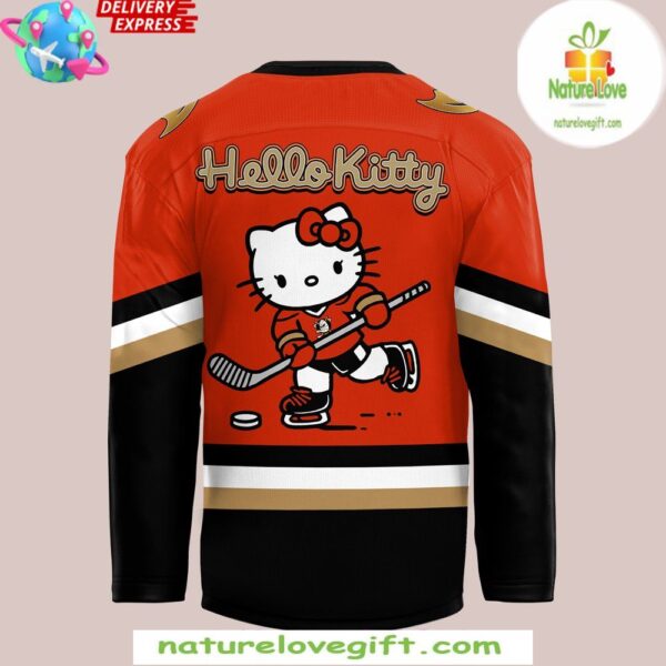 Anaheim Ducks Hello Kitty Hockey Jersey Limited Edition