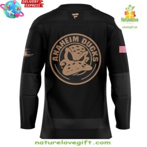 Anaheim Ducks Military Appreciation Special Black Hockey Jersey