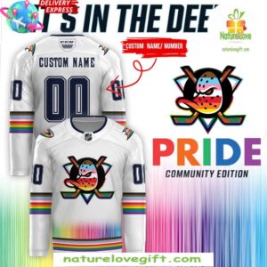 Anaheim Ducks Pride Hockey Jersey Special Edition