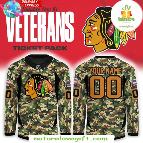 Blackhawks Military Appreciation Hockey Jersey Special Edition