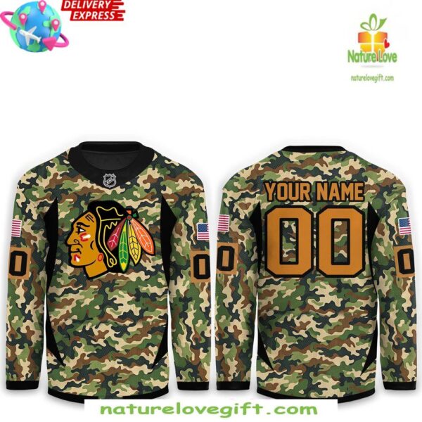 Blackhawks Military Appreciation Hockey Jersey Special Edition
