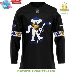 St Louis Blues Grateful Dead Night Edition Hockey Jersey