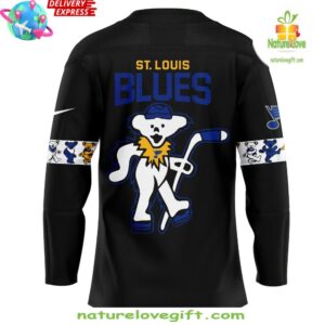 St Louis Blues Grateful Dead Night Edition Hockey Jersey