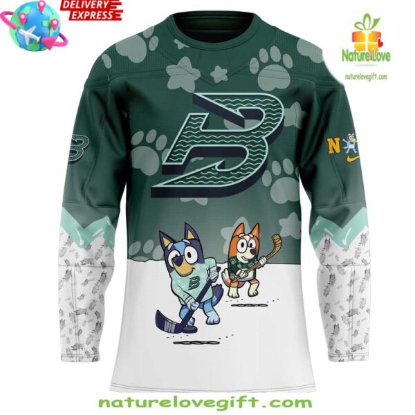 Bluey and Bingo Boston Fleet Special Jersey Kids