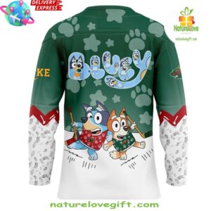 Minnesota Wild Bluey and Bingo Special Jersey