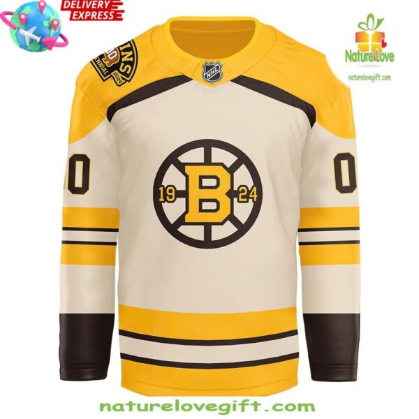 Boston Bruins 100th Anniversary Hockey Jersey Special Edition