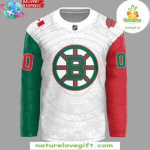 Boston Bruins Mexican Heritage Night 2025 Hockey Jersey