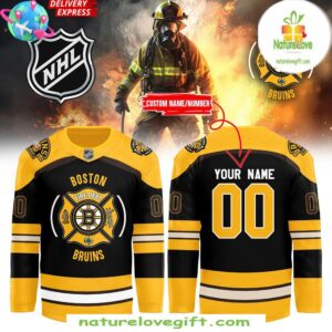 Boston Bruins Firefighter Appreciation Night Performance Hockey Jersey