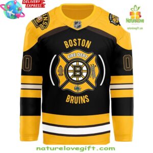 Boston Bruins Firefighter Appreciation Night Performance Hockey Jersey