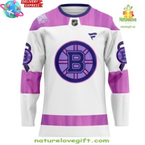 Boston Bruins Hockey Fights Cancer Special Hockey Jersey
