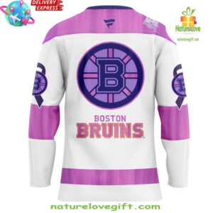 Boston Bruins Hockey Fights Cancer Special Hockey Jersey
