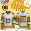 Boston Bruins Star Wars Night Hockey Jersey Custom