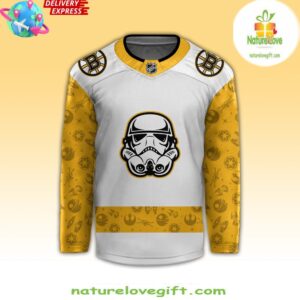 Boston Bruins x Star Wars Night Hockey Jersey