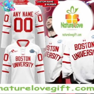 Boston Terriers 2025 Frozen Four Hockey Jersey BU NCAA