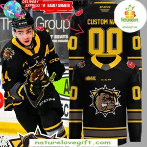 Brantford Bulldogs 2025 Hockey Jersey New Season Fan Apparel