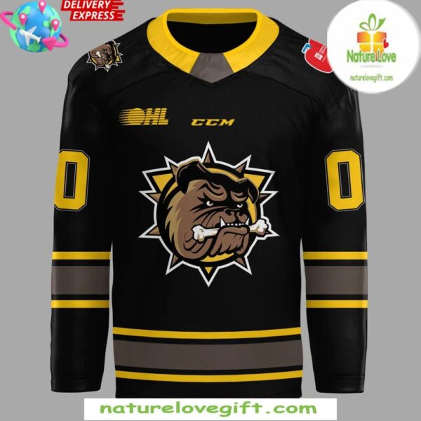 Brantford Bulldogs 2025 Hockey Jersey New Season Fan Apparel