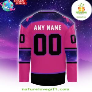 Fort Wayne Spacemen Breast Cancer Special Hockey Jersey