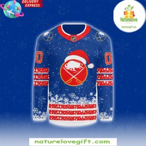 Buffalo Sabres Merry Christmas 2024 Hockey Jersey