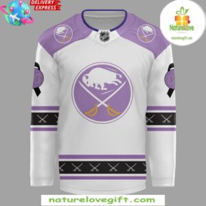 Buffalo Sabres Hockey Fights Cancer Special Edition Hockey Jersey
