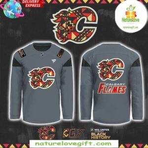 Calgary Flames 2025 Black History Month Hockey Jersey