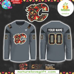 Calgary Flames Black History Month 2025 Hockey Jersey