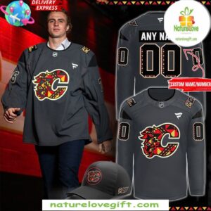Calgary Flames 2025 Black History Month Jersey