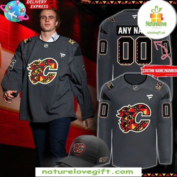Calgary Flames 2025 Black History Month Jersey