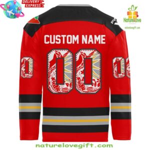 2025 Calgary Flames Indigenous Heritage Limited Hockey Jersey InspirDG 3