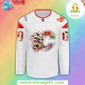 Calgary Flames Pride Night 2025 NHL Jersey