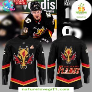 Calgary Flames New Uniform 202425 Hockey Jersey