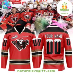 Calgary Hitmen Teddy Bear Toss Hockey Jersey Premium Fan Wear