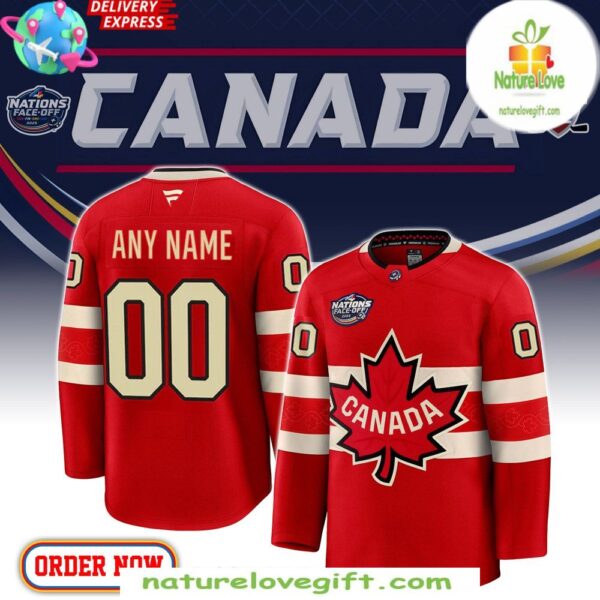 Canada Hockey Jersey 2025 4 Nation Face-Off Team