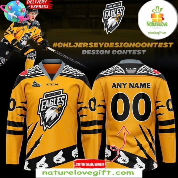 Cape Breton Eagles 2025 Jersey Hockey Fan Apparel