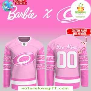 Carolina Hurricanes Barbie Night 2025 Jersey Hockey Fan Gear