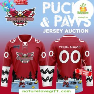 Carolina Thunderbirds 2025 Pucks and Paws Jersey