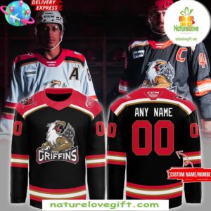 CCM Quicklite Black Hockey Jersey Grand Rapids Griffins 2025
