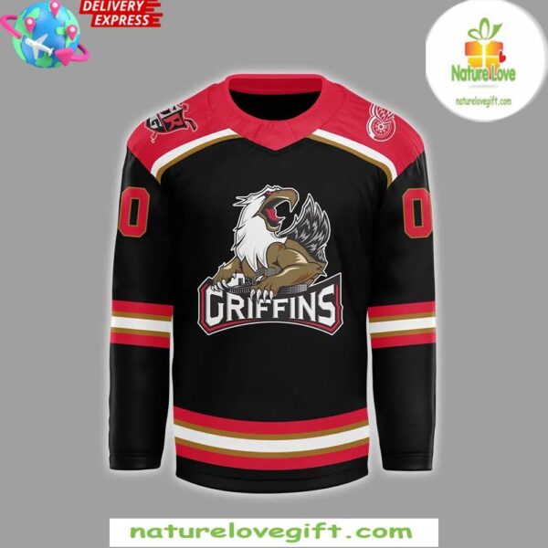 CCM Quicklite Black Hockey Jersey Grand Rapids Griffins 2025