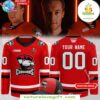 Charlotte Checkers 2025 Calder Cup Playoffs Jersey Red