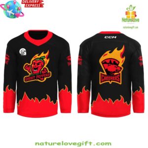 Charlotte Checkers x Ghost Peppers Limited Hockey Jersey