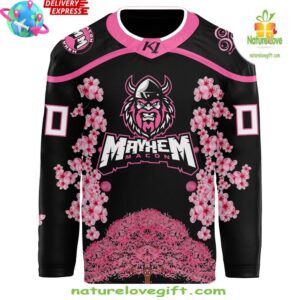 Macon Mayhem Cherry Blossom 2025 Hockey Jersey