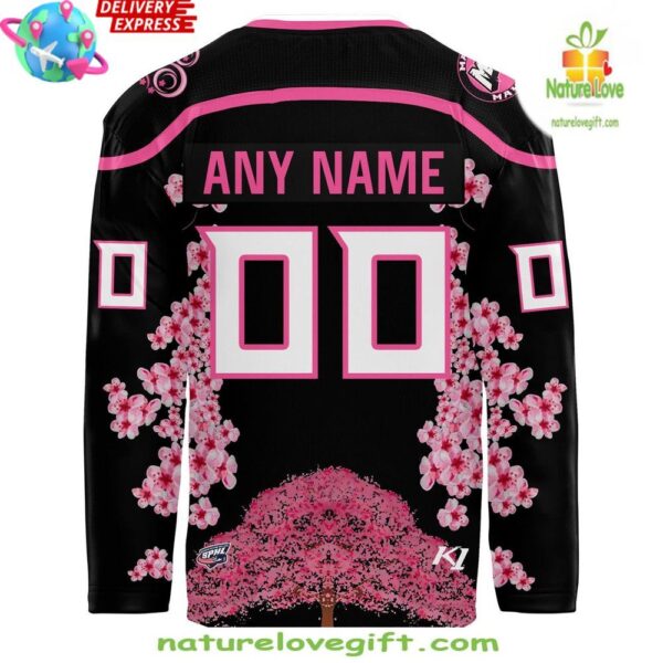 Cherry Blossom Hockey Jersey Macon Mayhem 2025