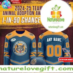 Chicago Wolves 2025 Hockey Jersey Animal Adoption Awareness