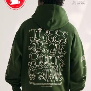 Urban Outfitters CHNGE UO Exclusive Trees Are The Roots Hoodie Sweatshirt