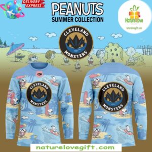 Cleveland Monsters Hockey Jersey Peanuts Summer Collection