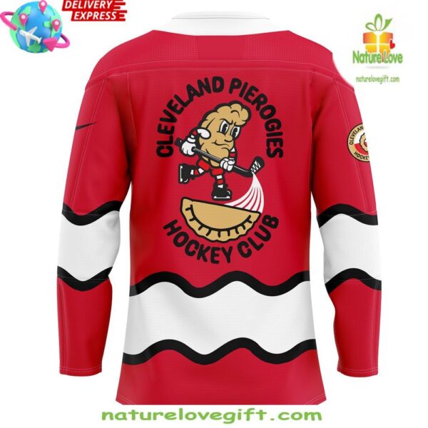 Cleveland Monsters Red Jersey Pucks Pierogies Weekend Special