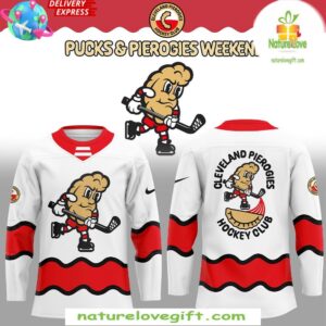 Cleveland Pierogies Hockey Club Pucks Pierogies Weekend Hockey Jersey
