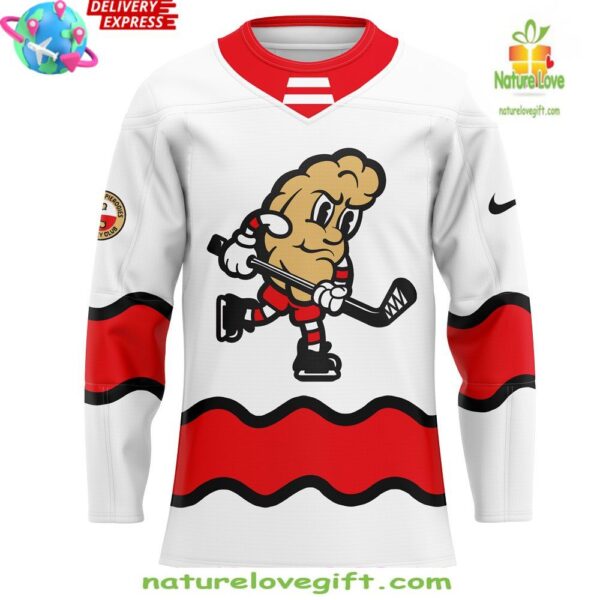 Cleveland Pierogies Hockey Jersey Pucks Pierogies Weekend
