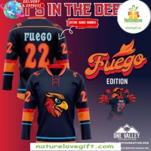 Coachella Valley Firebirds 2025 Fuego Birthday Hockey Jersey
