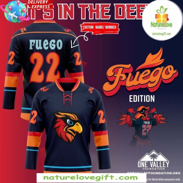 Coachella Valley Firebirds 2025 Fuego Birthday Hockey Jersey