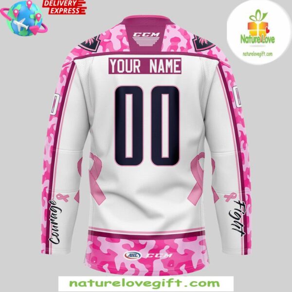 Coachella Valley Firebirds Pink Jersey 2025 Hockey